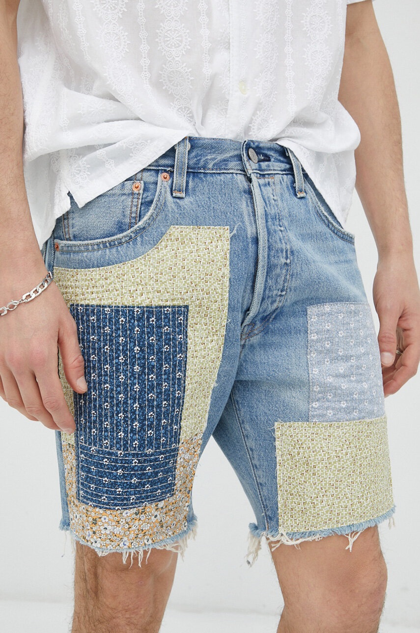 

Дънкови къси панталони Levi's в синьо, Син