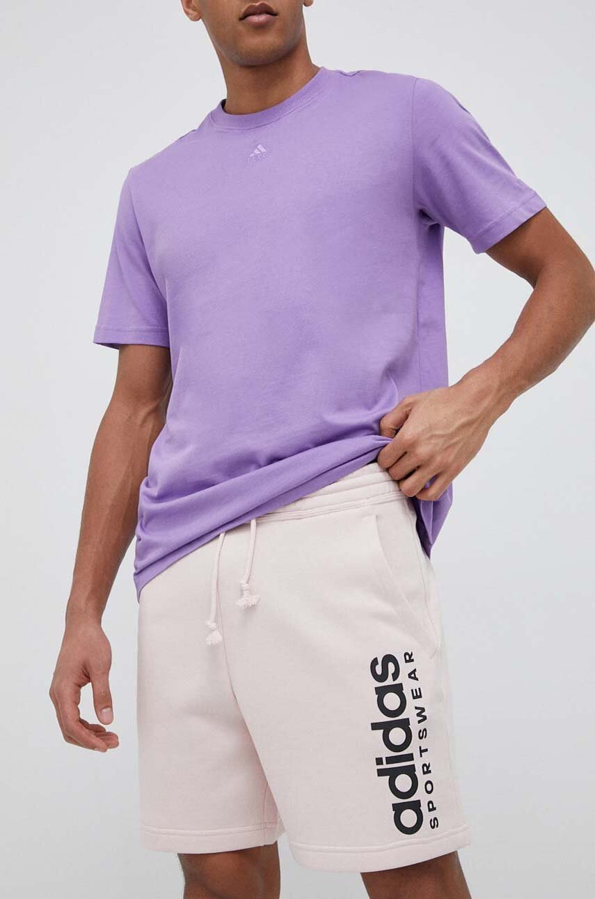 

Къс панталон adidas в розово, Розов