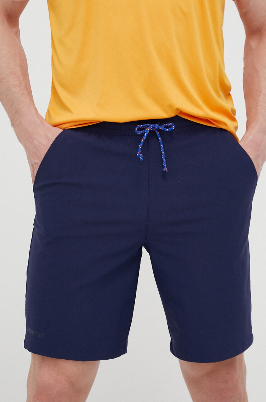 Marmot Pantaloni Scurti Outdoor Elche Culoarea Albastru Marin