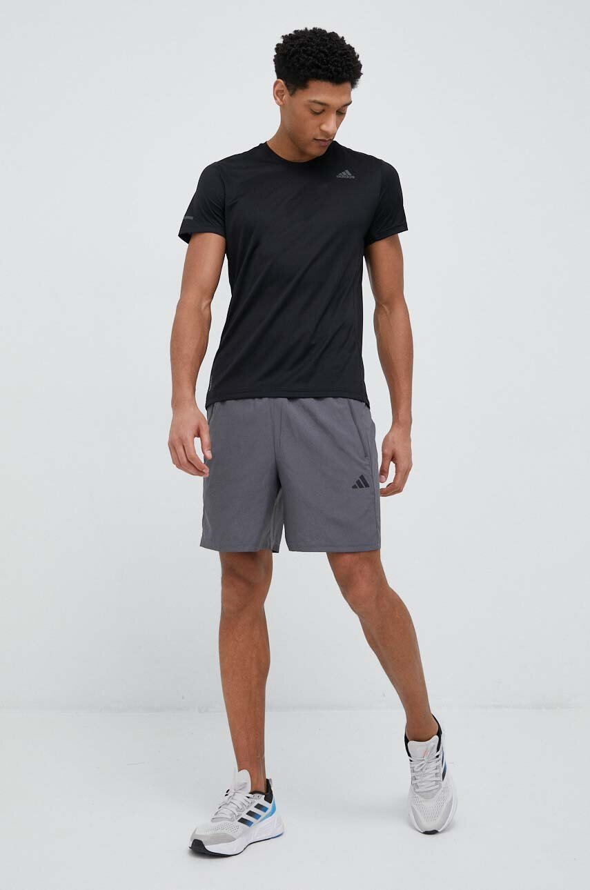 Σορτς προπόνησης adidas Performance Train Essentials Train Essentials χρώμα: γκρι IC6978 φωτογραφία