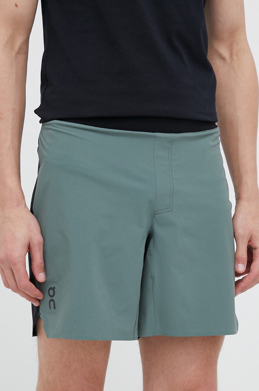 On-running Pantaloni Scurti De Alergare Lightweight Culoarea Verde