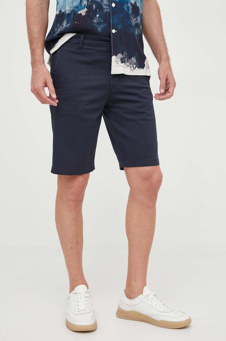 Joop! pantaloni scurti barbati, culoarea albastru marin