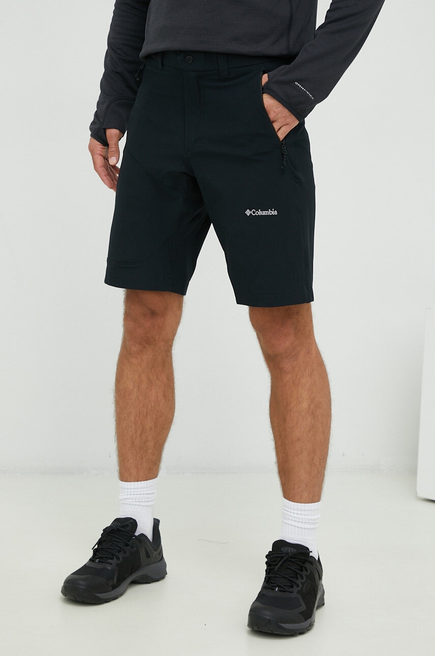 Columbia pantaloni scurți outdoor Triple Canyon II culoarea negru