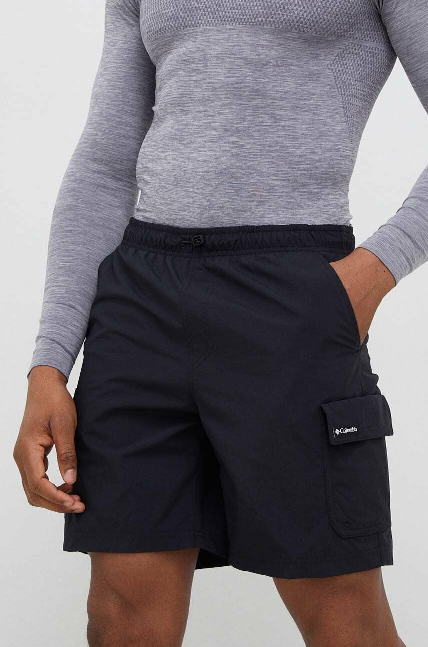 Columbia pantaloni scurți outdoor Summerdry culoarea negru answear.ro imagine noua