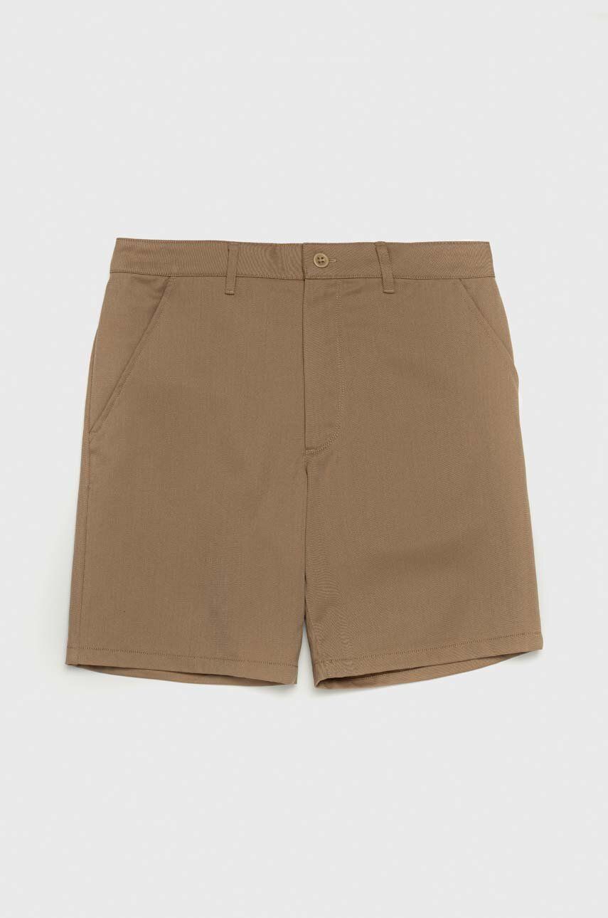 Icebreaker Pantaloni Scurti Outdoor Merino Berlin Culoarea Bej