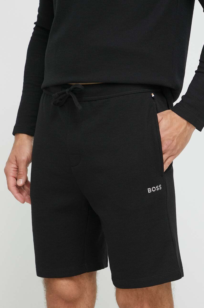 Boss Pantaloni Scurti Barbati, Culoarea Gri