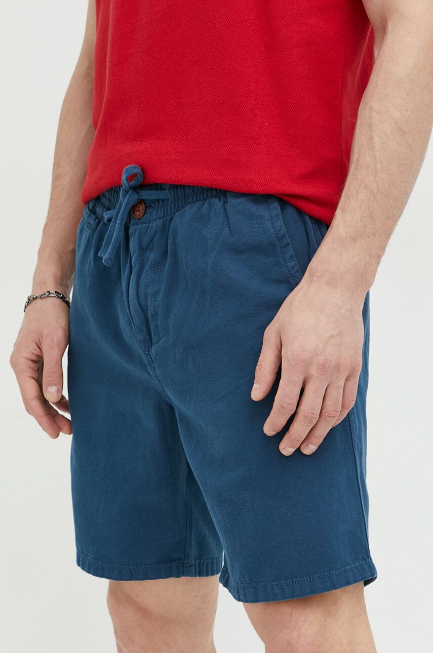Superdry pantaloni scurți din amestec de in