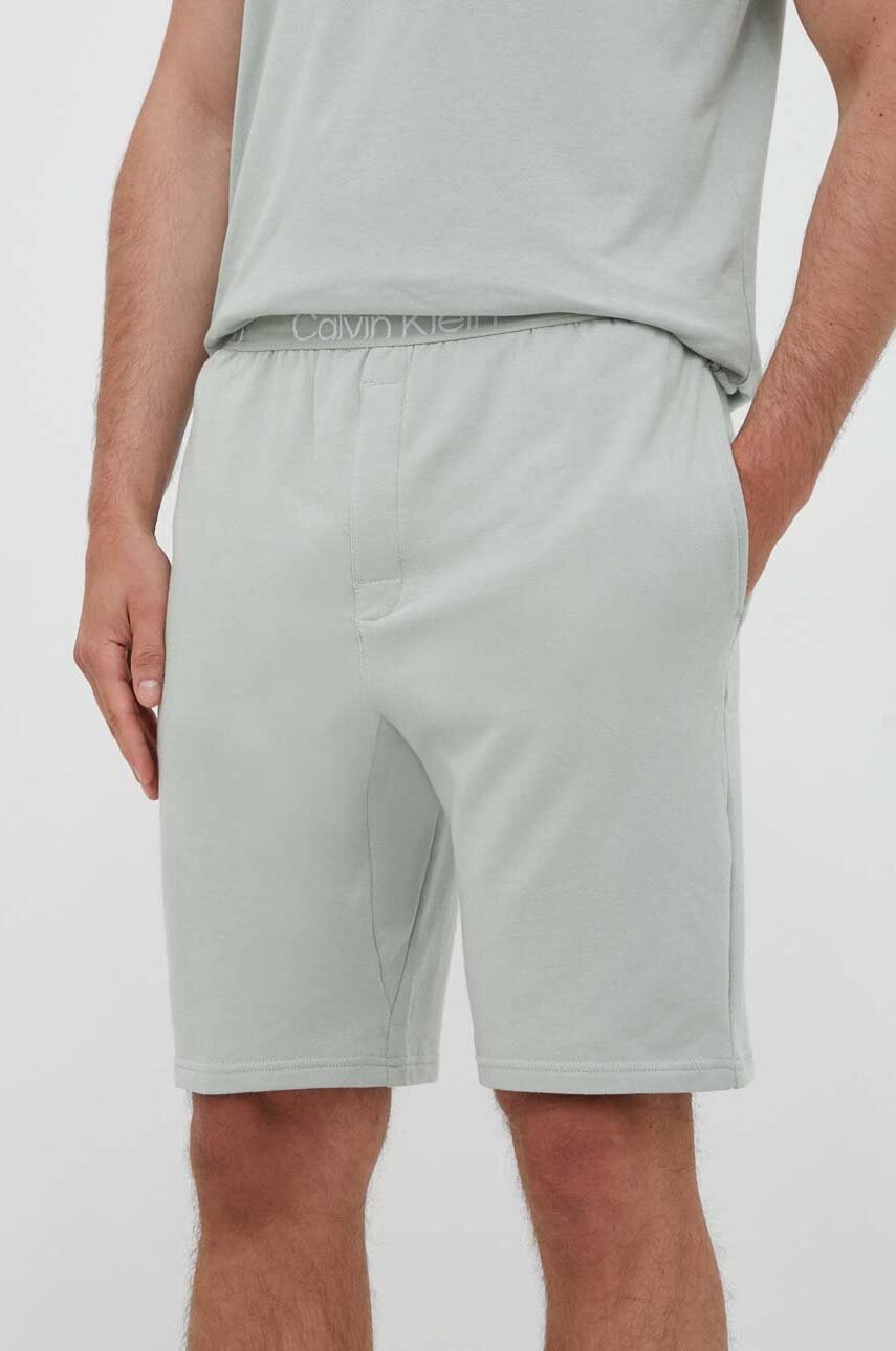 

Домашен къс панталон Calvin Klein Underwear в зелено, Зелен