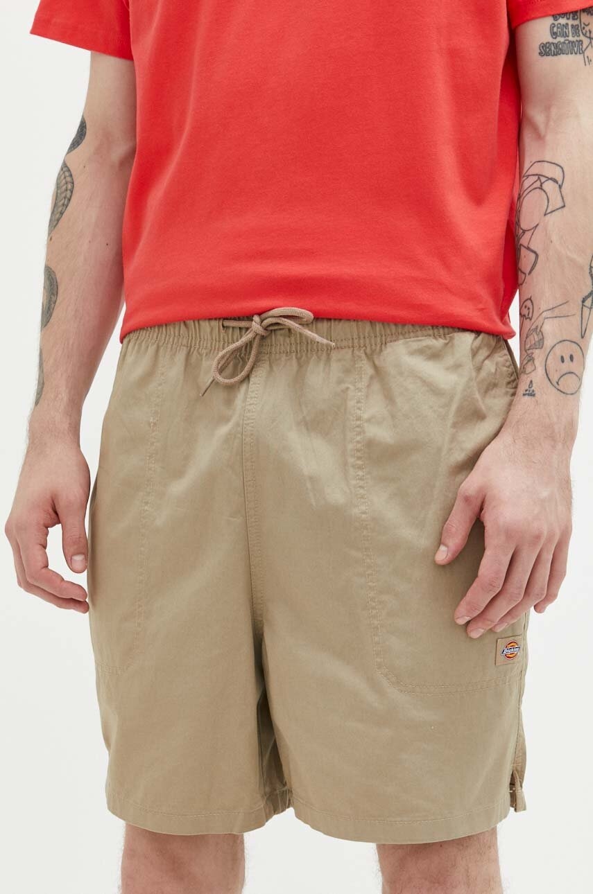 Dickies Pantaloni Scurti Din Bumbac Culoarea Bej