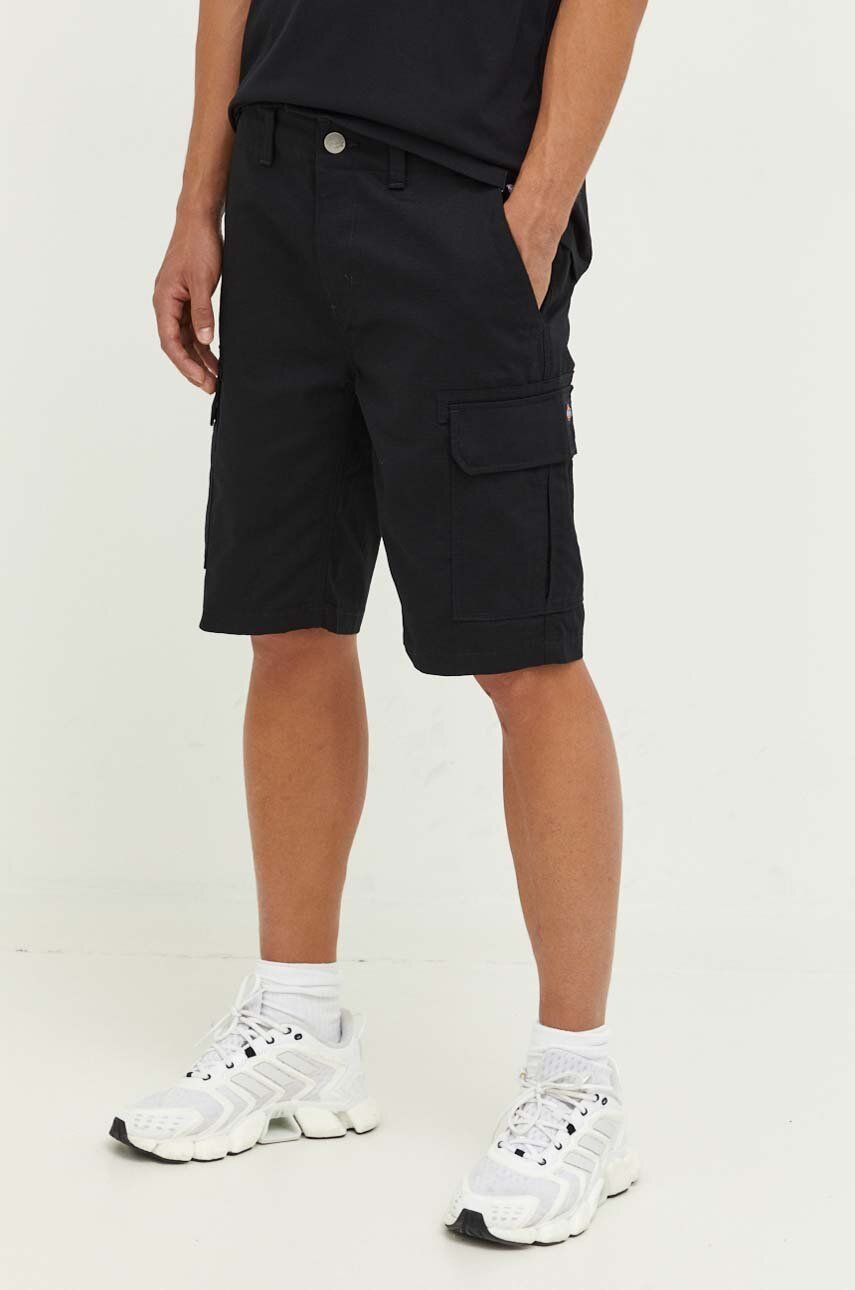 Dickies pantaloni scurți din bumbac Millerville culoarea negru DK0A4XEDBLK1-BLACK