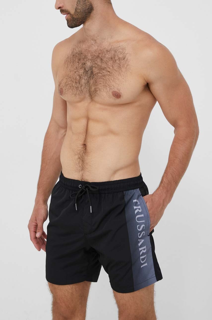 Σορτς κολύμβησης Trussardi χρώμα: μαύρο