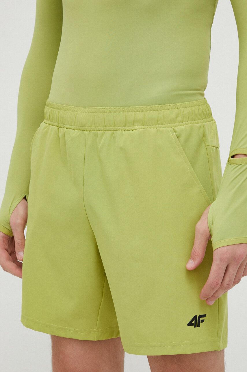 4F pantaloni scurți de antrenament culoarea verde