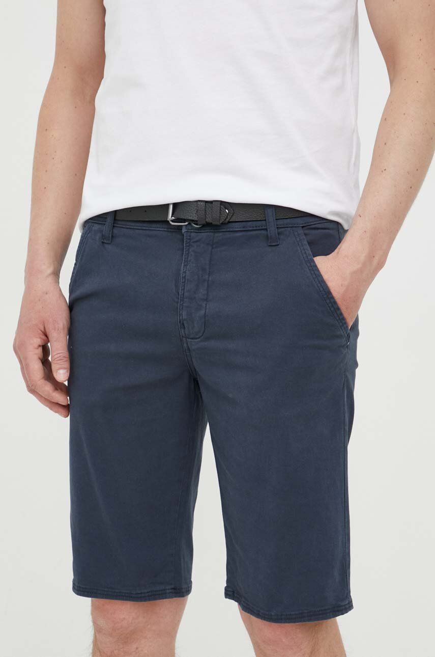 Lindbergh Pantaloni Scurti Barbati, Culoarea Albastru Marin