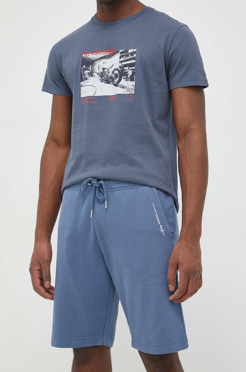 

Хлопковые шорты Pepe Jeans David