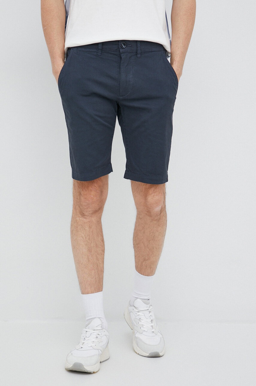 

Къс панталон Pepe Jeans в сиво, Сив