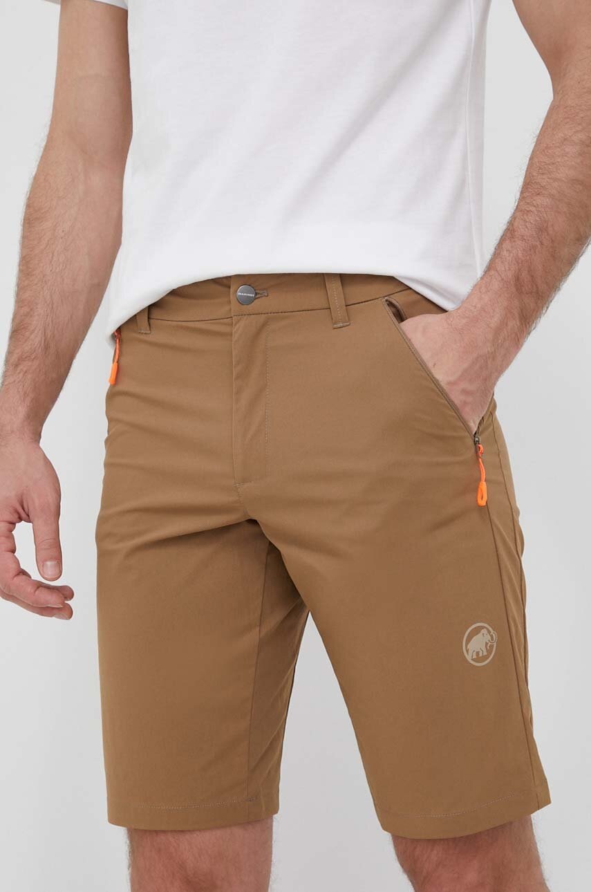 Mammut pantaloni scurți outdoor Hiking culoarea bej