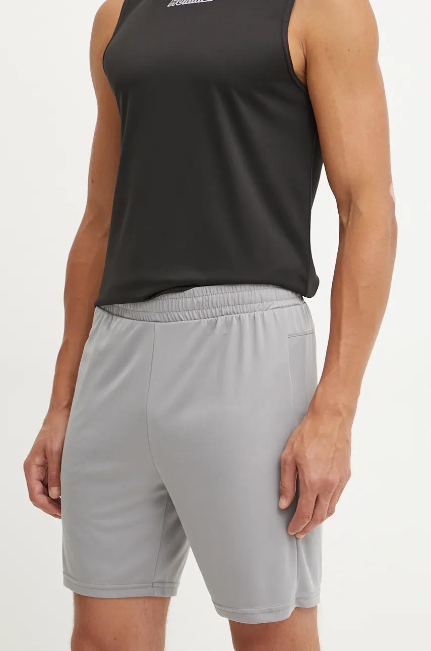 

Къс панталон за трениране Hummel Flex Mesh в сиво 219175, Сив