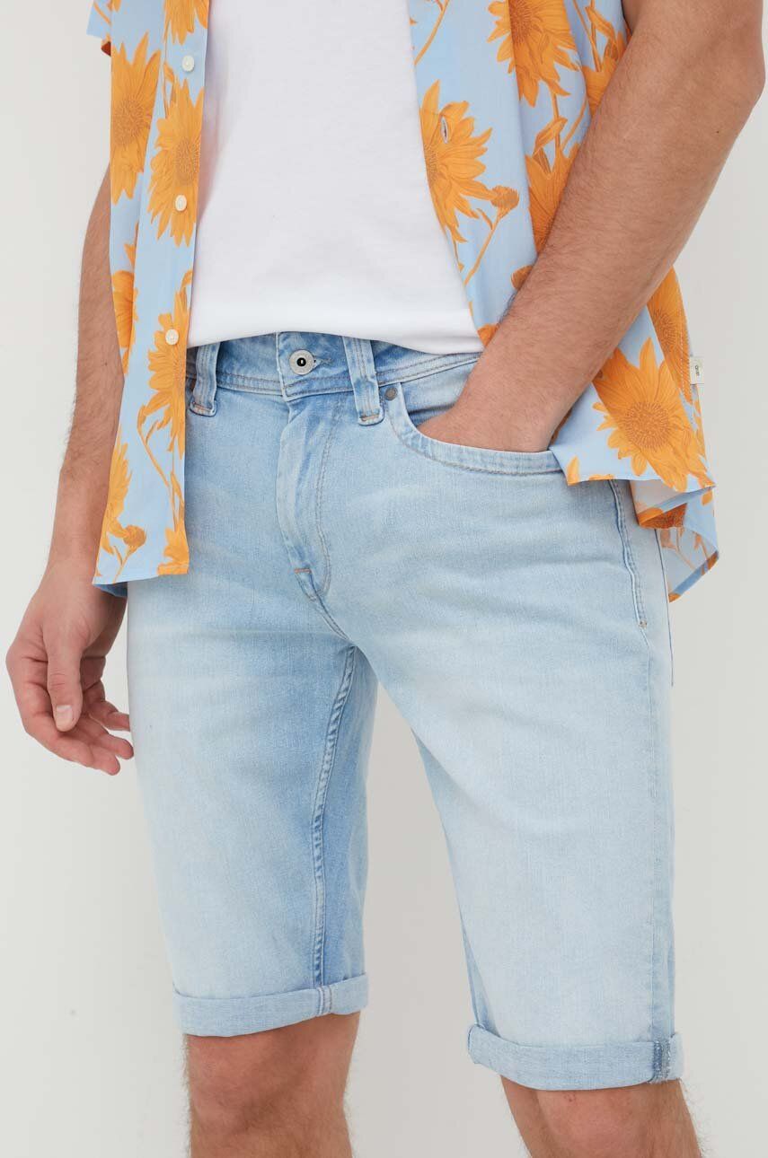 E-shop Džínové šortky Pepe Jeans Cash pánské