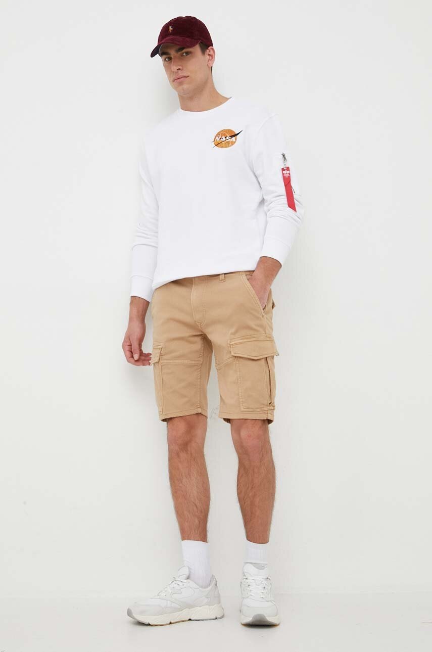 

Шорти Pepe Jeans JARED чоловічі колір бежевий