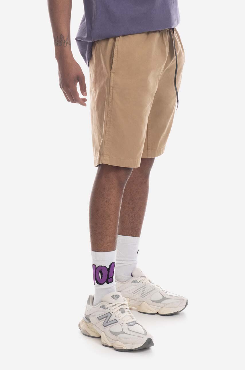 Gramicci pantaloni scurți din bumbac G-Short culoarea bej G101.OGT-purple