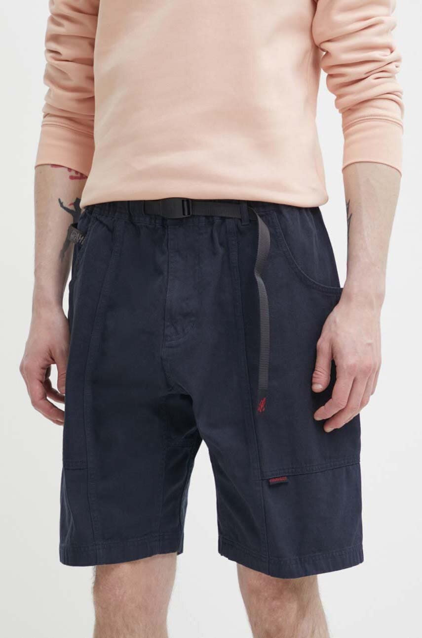 Gramicci pantaloni scurti din bumbac Gadget Short culoarea albastru marin Gramicci pantaloni scurti din bumbac Gadget Short culoarea albastru marin