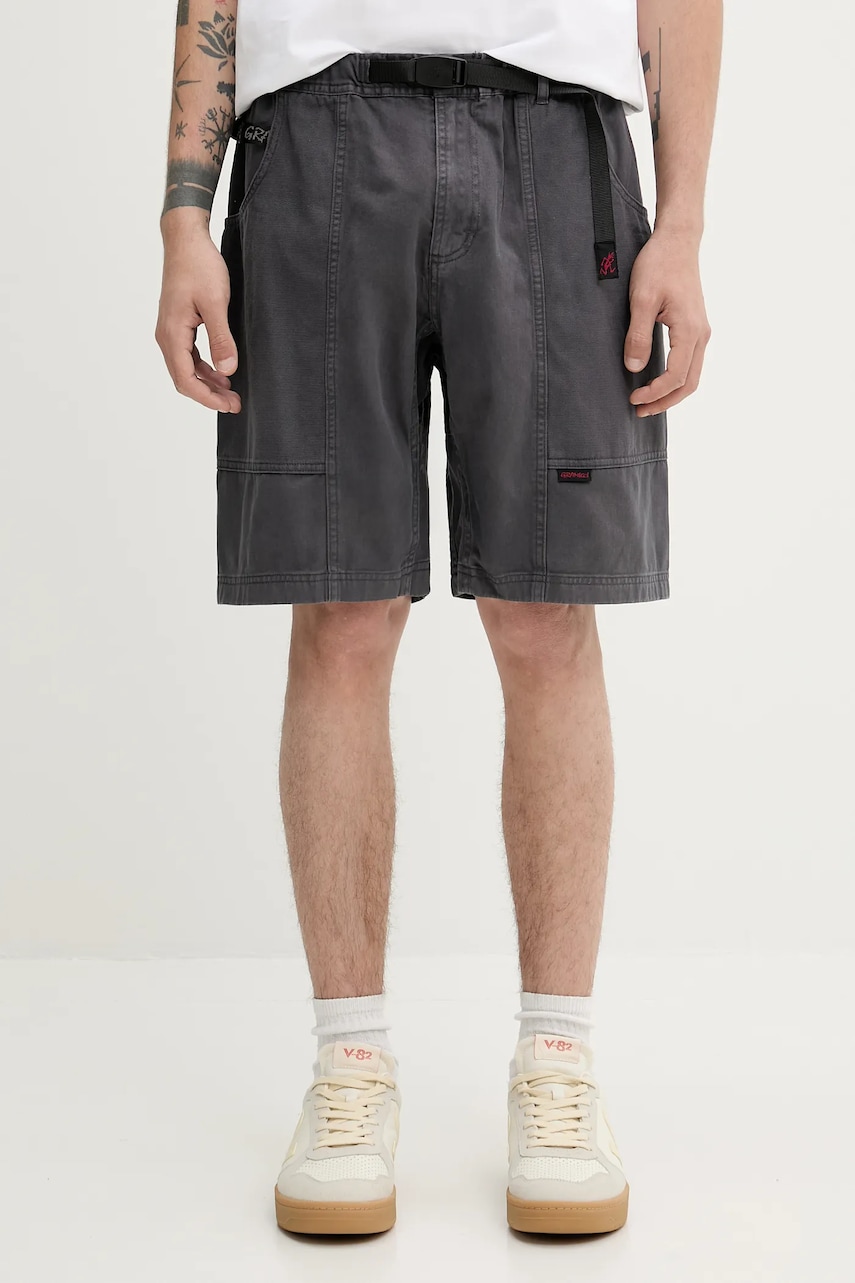 Gramicci pantaloni scurți din bumbac Gadget Short culoarea bleumarin