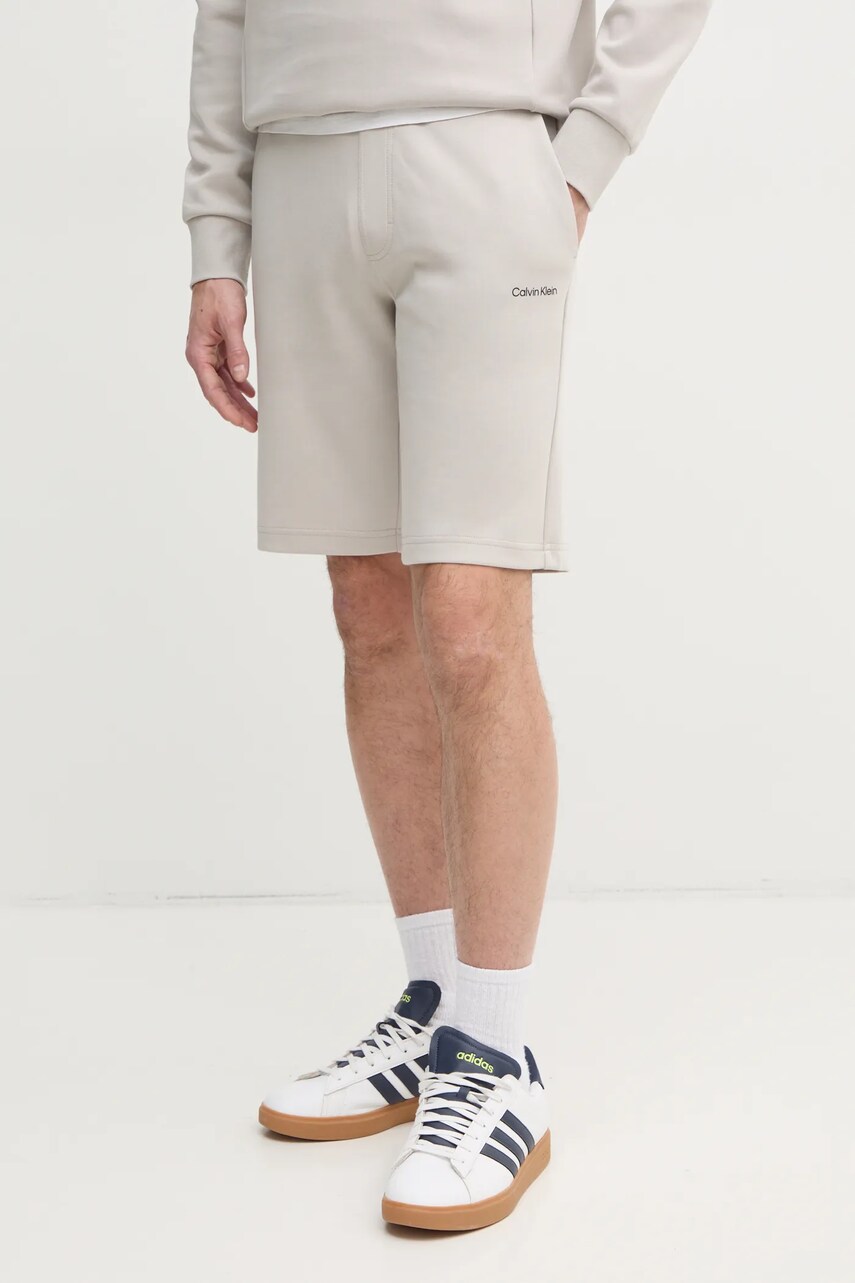

Къс панталон Calvin Klein в синьо K10K111208, Сив
