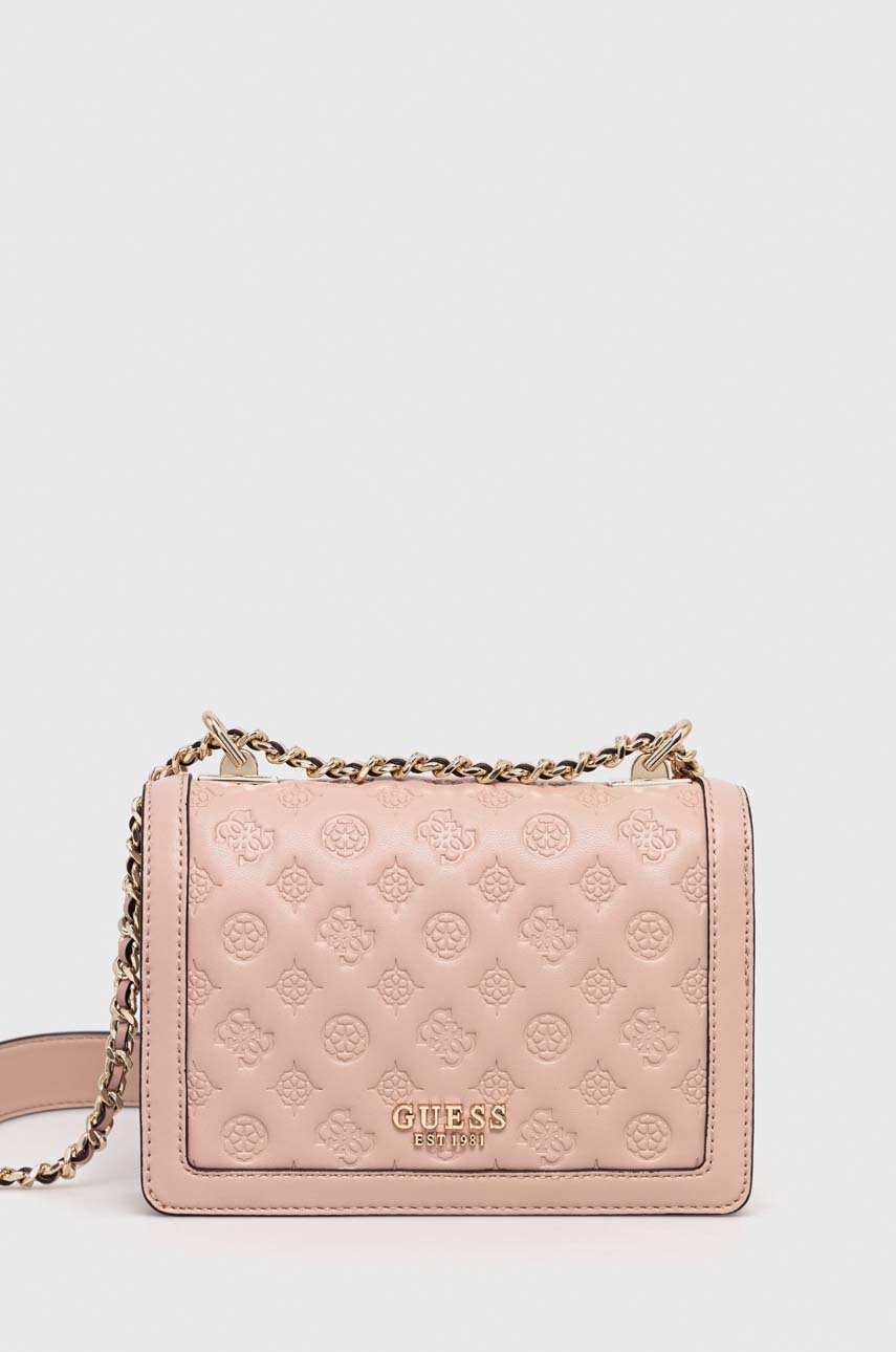 

Чанта Guess в розово, Розов