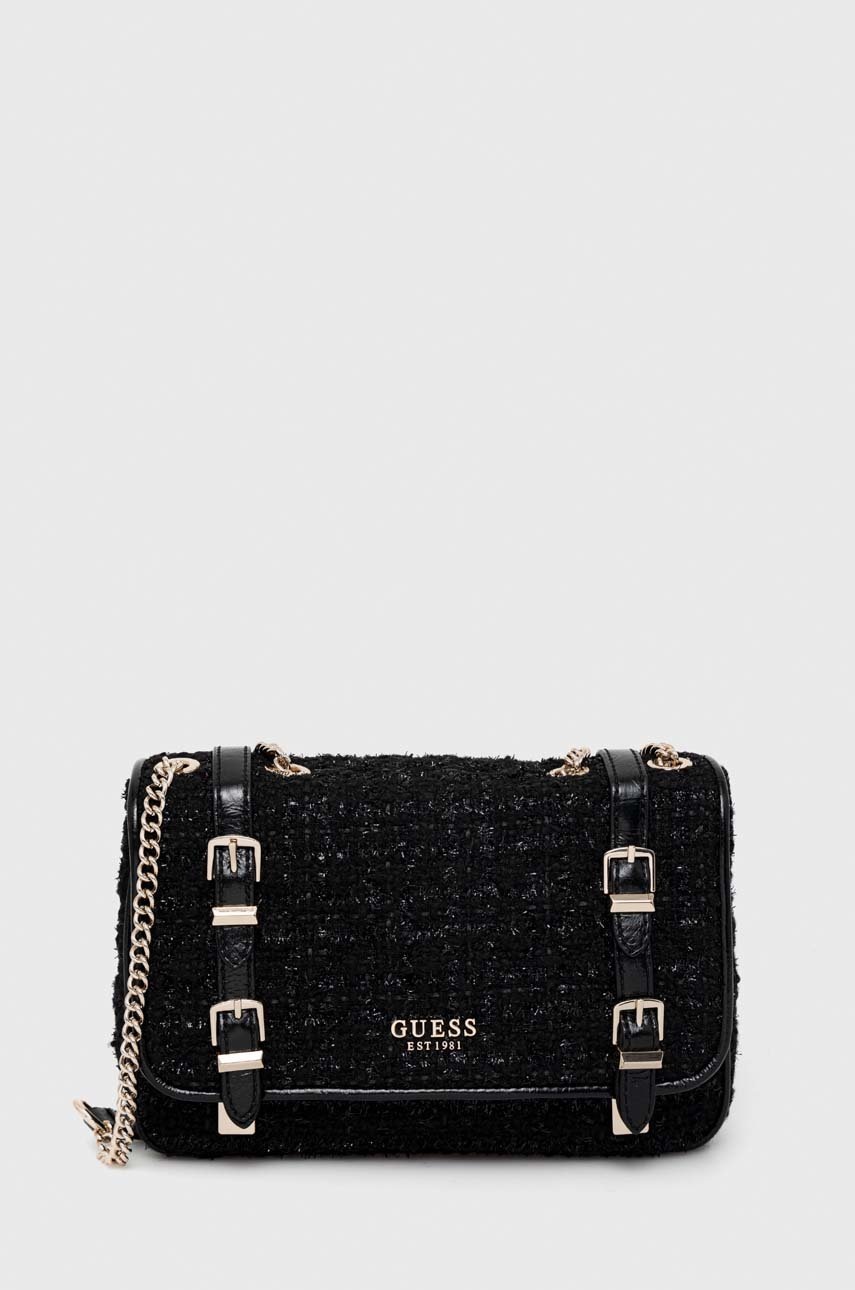 

Чанта Guess в черно, Черен