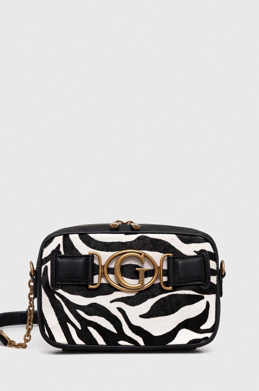 

Кожаная сумочка Guess цвет чёрный