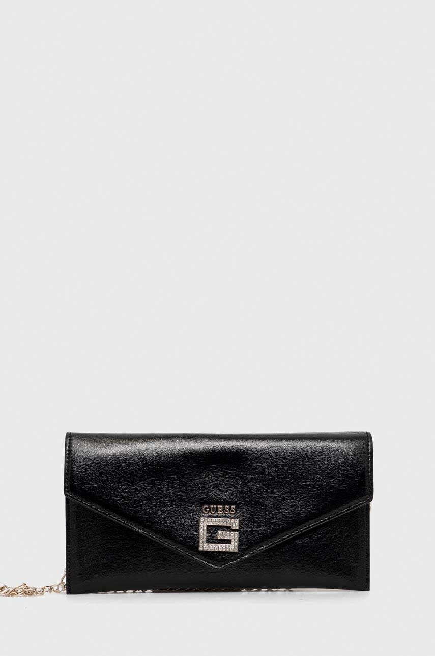 

Клъч Guess в черно, Черен