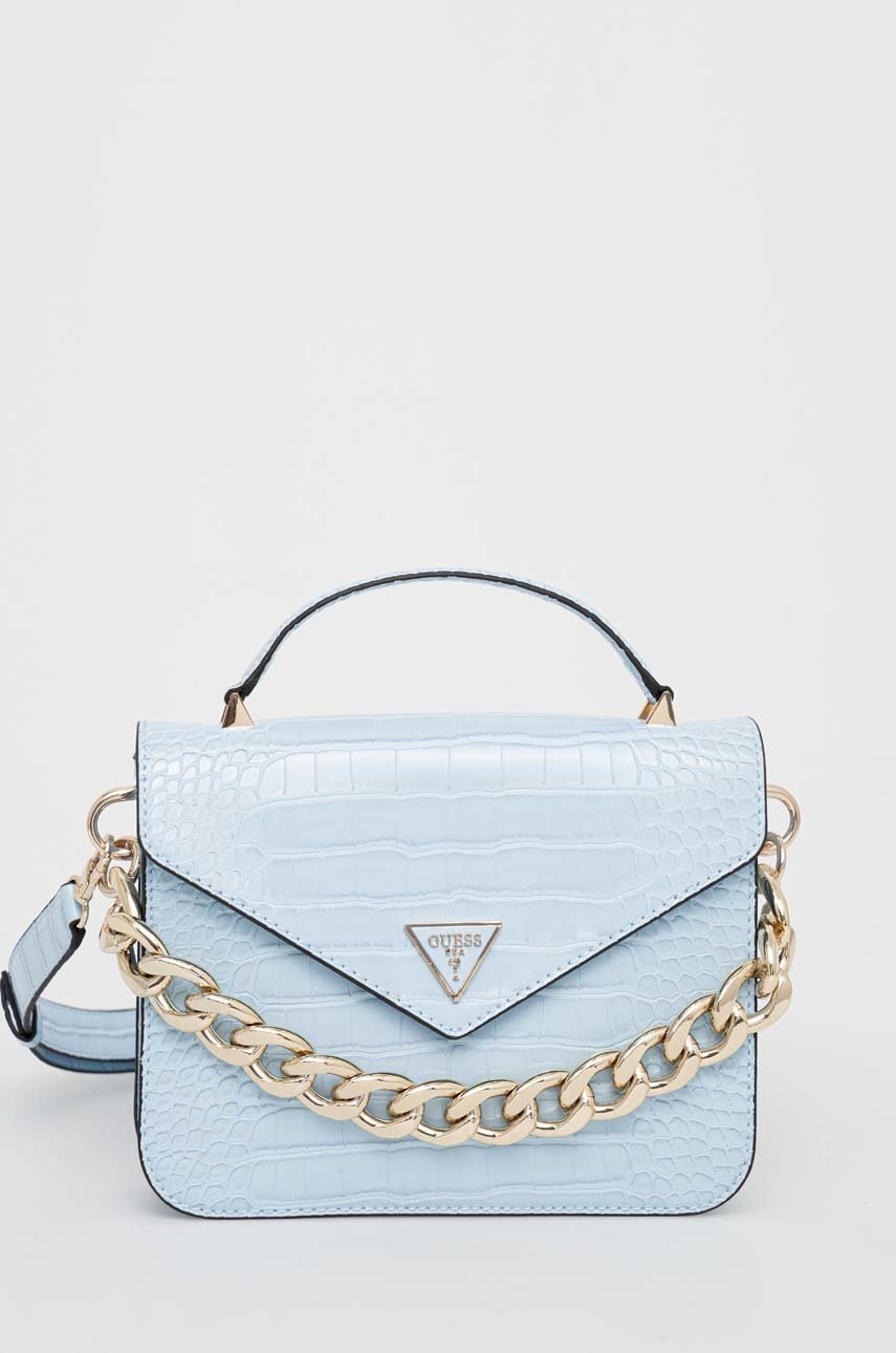 

Чанта Guess в синьо, Син