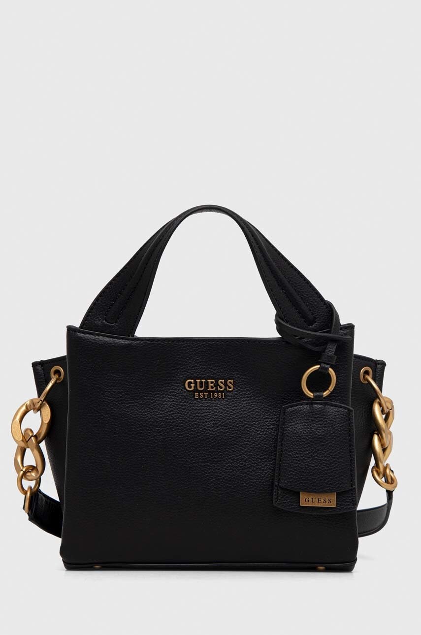 

Чанта Guess в черно, Черен