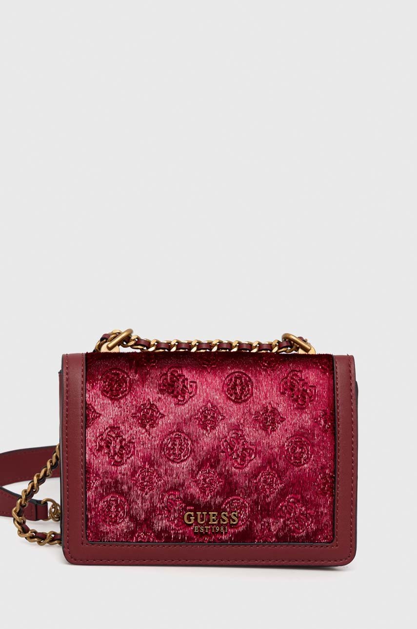 

Сумочка Guess цвет бордовый