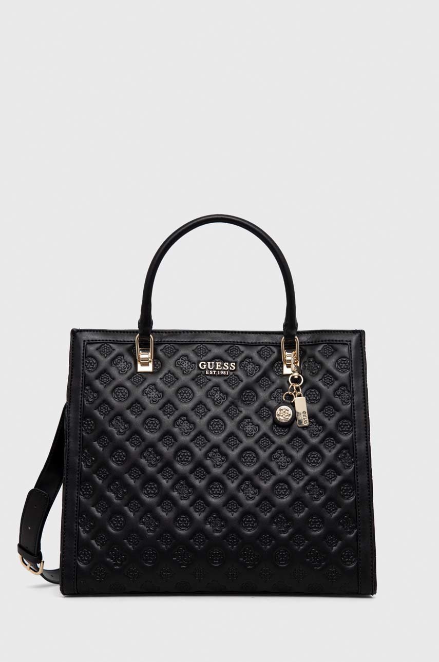 

Чанта Guess в черно, Черен