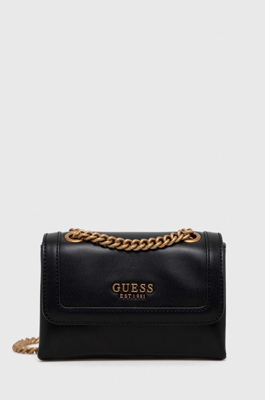 

Чанта Guess в черно, Черен