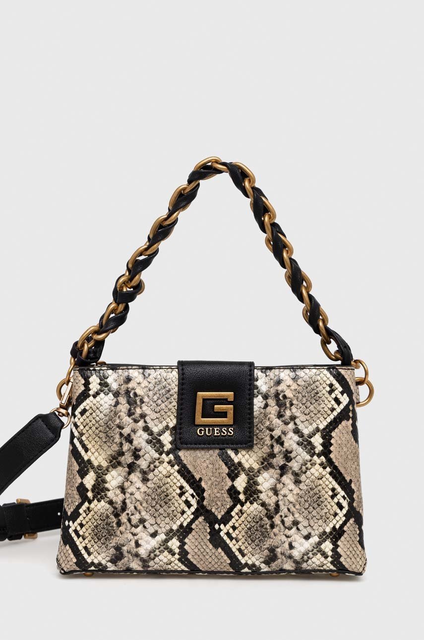 

Сумочка Guess колір бежевий