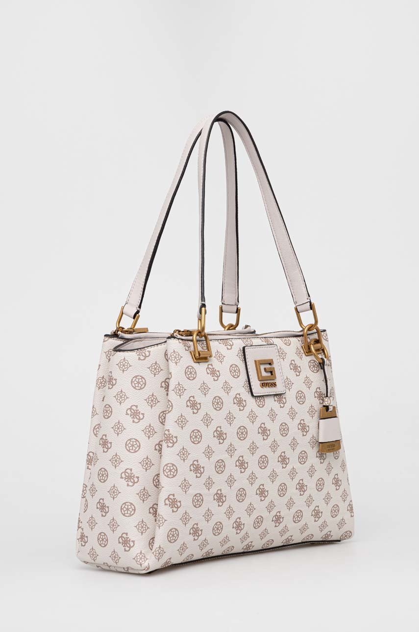 

Сумочка Guess колір бежевий