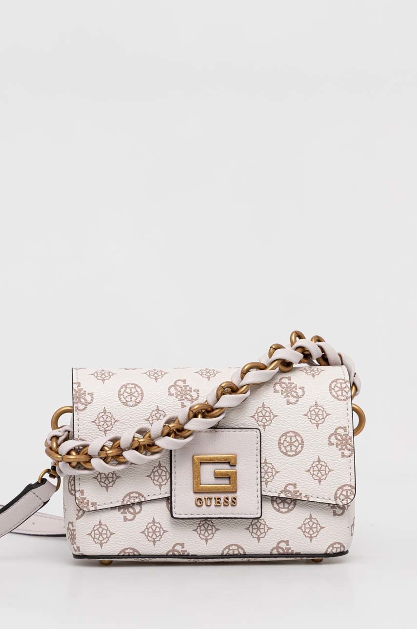 

Сумочка Guess колір бежевий