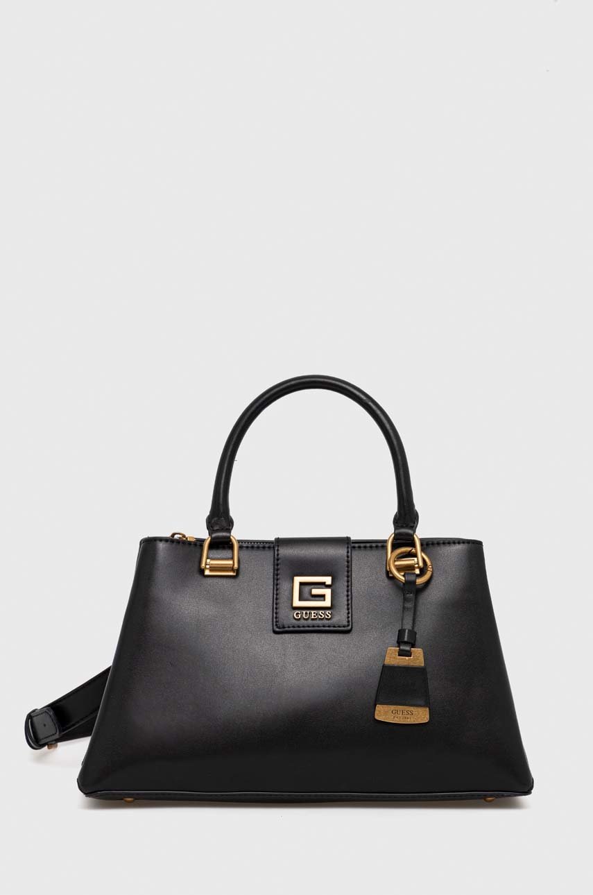 

Чанта Guess в черно, Черен