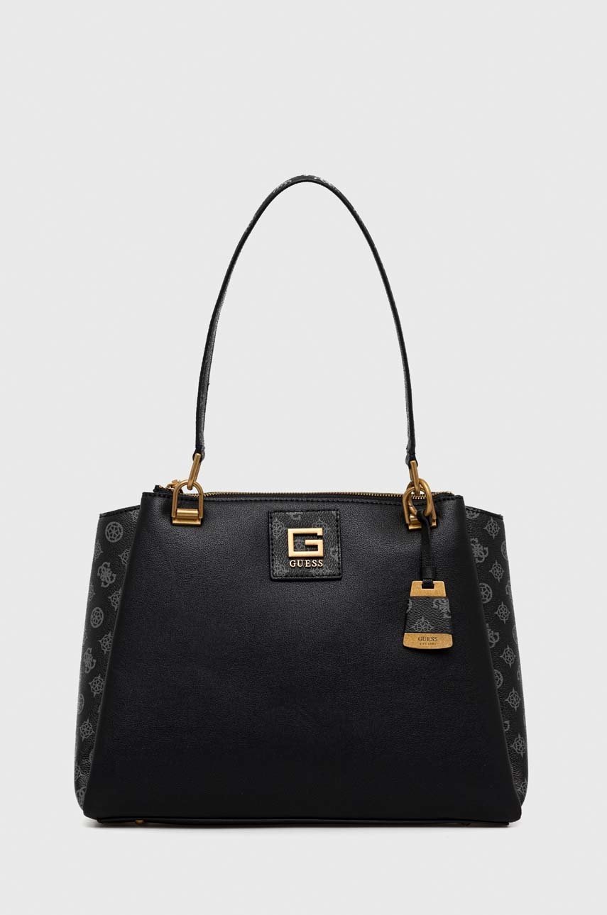 

Чанта Guess в черно, Черен
