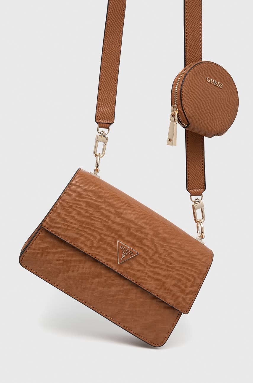 

Чанта Guess в кафяво, Кафяв