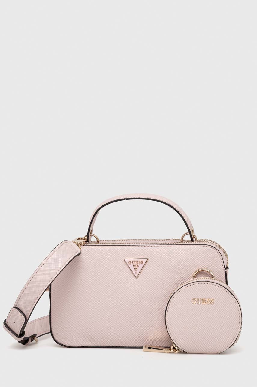 

Чанта Guess в розово, Розов