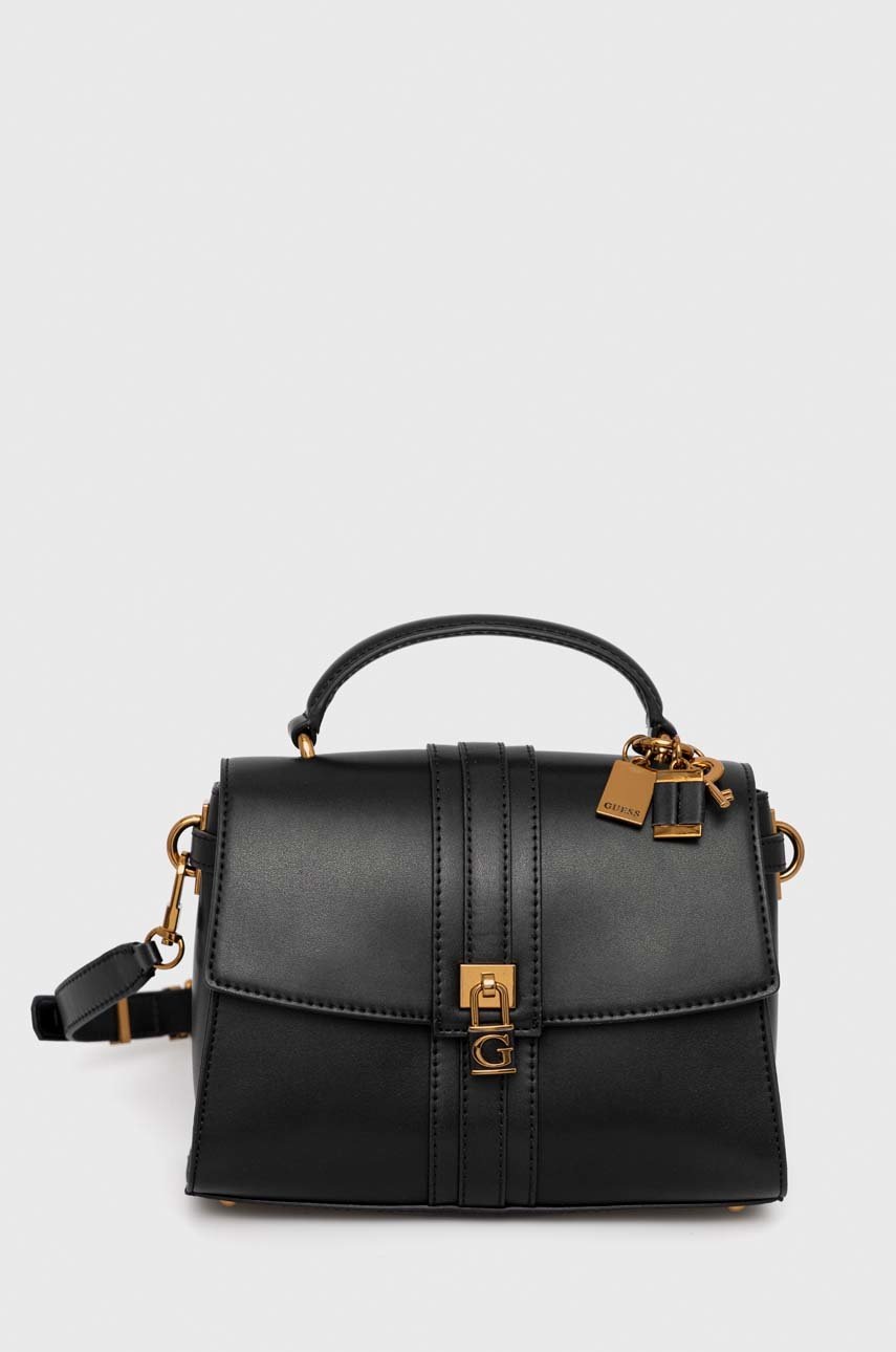 

Чанта Guess в черно, Черен