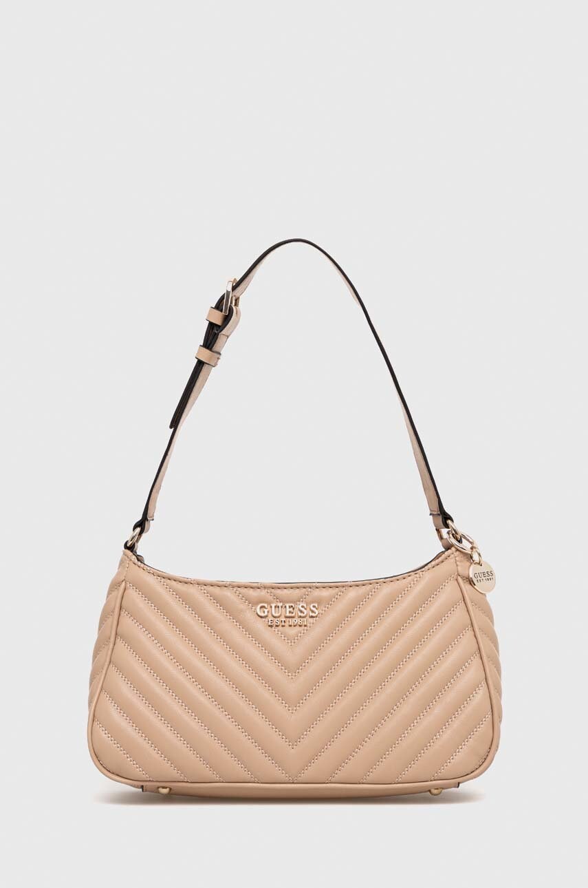

Сумочка Guess колір бежевий