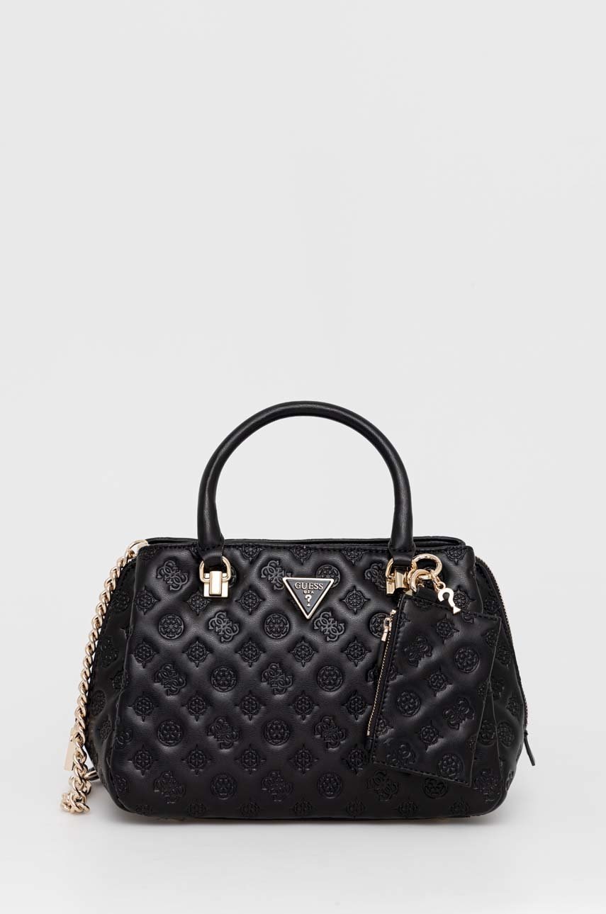 

Чанта Guess в черно, Черен