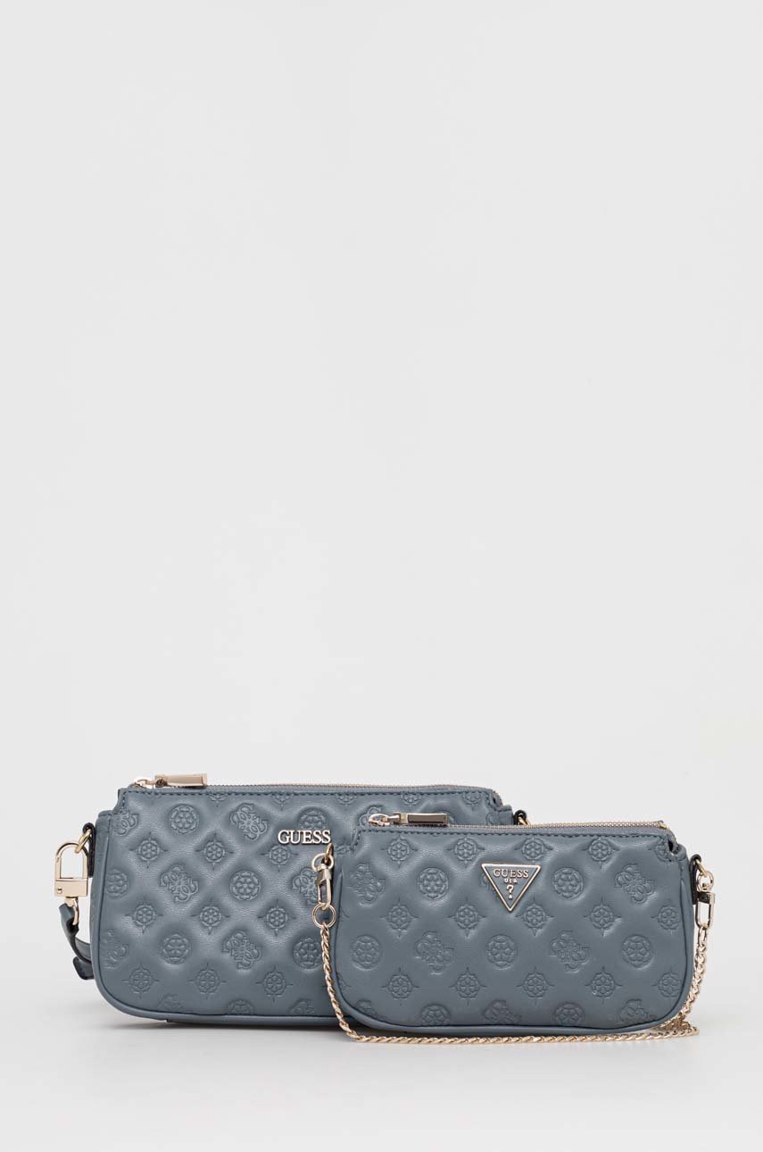 

Чанта Guess в синьо, Син