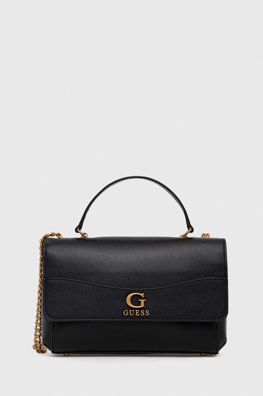 

Чанта Guess в черно, Черен
