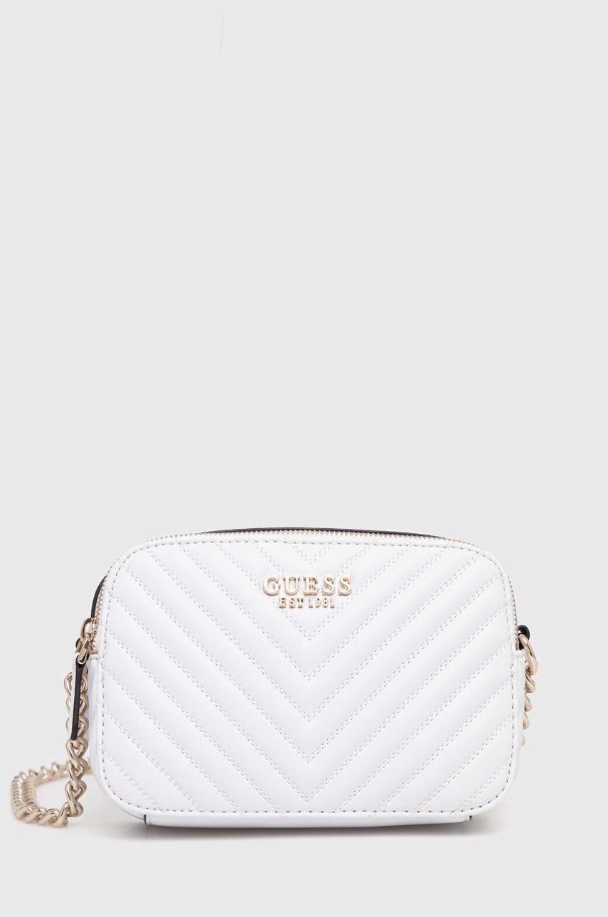 

Чанта Guess в бяло, Бял