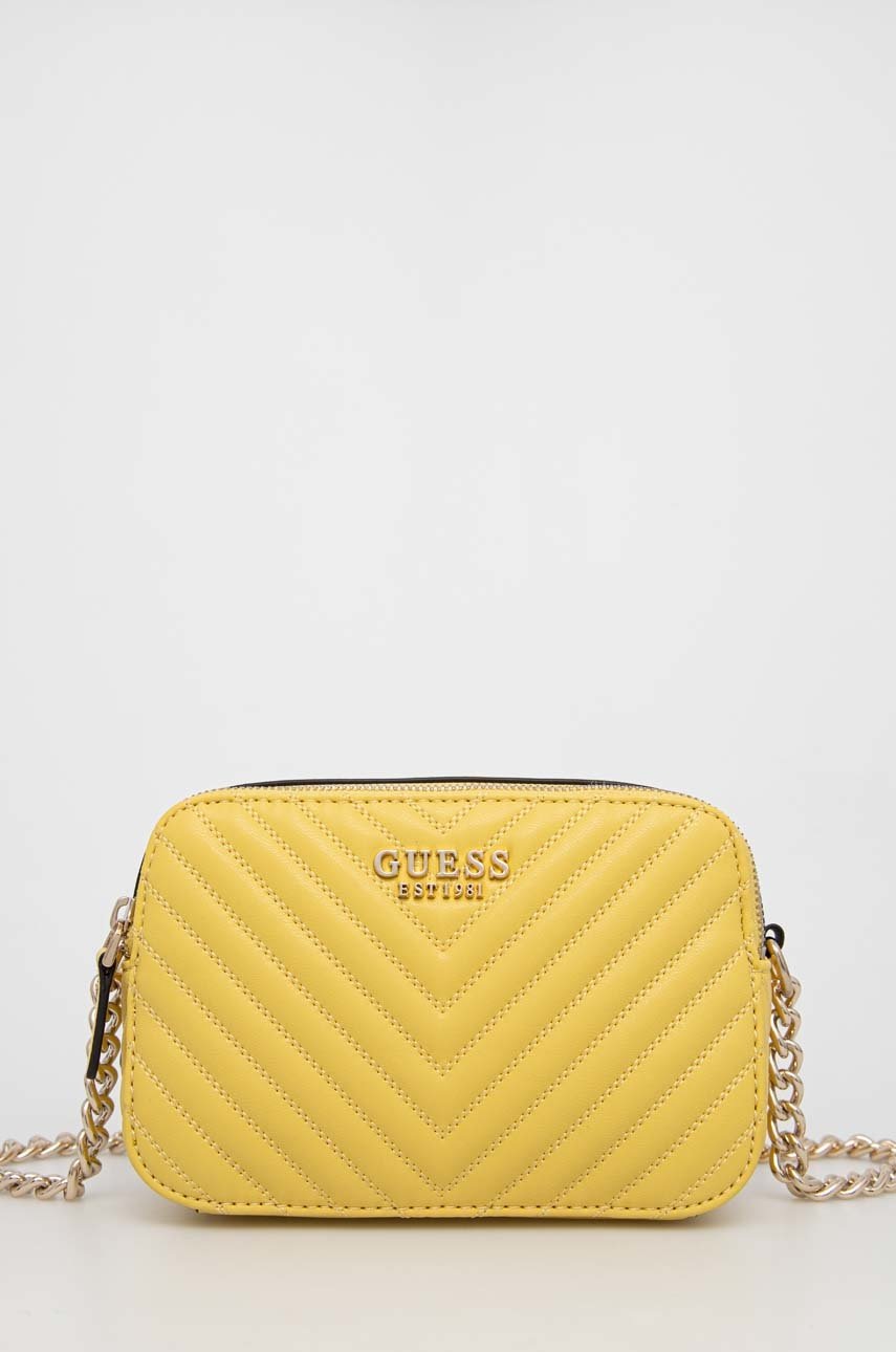 

Чанта Guess в жълто, Жълт